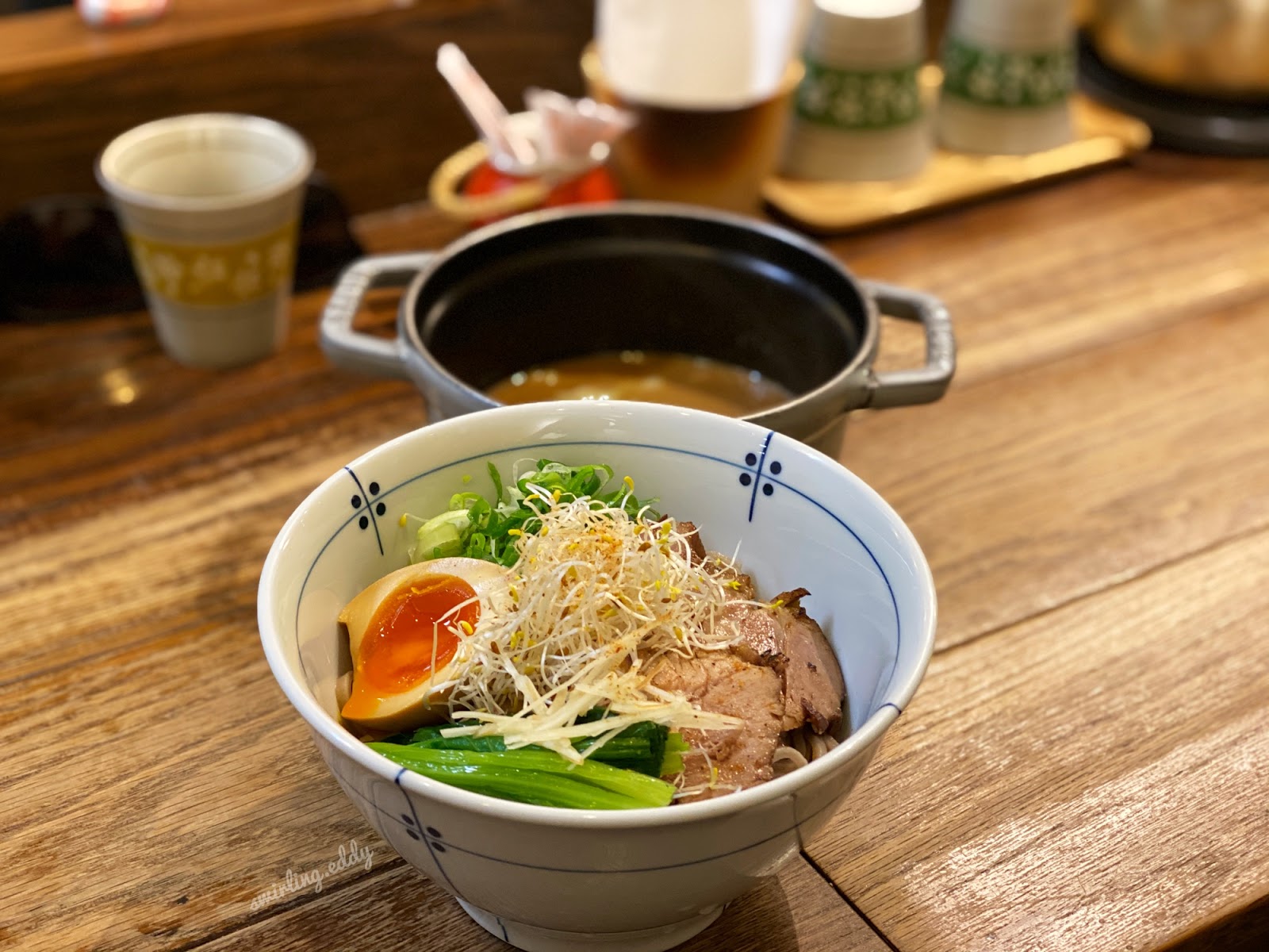 麵屋 緣enishi 京都餘香台北分店 豚骨魚介沾麵