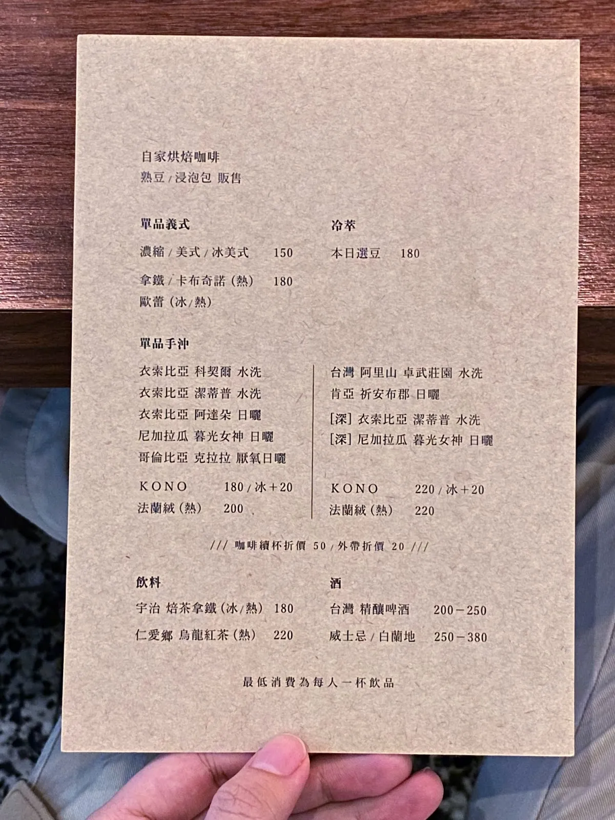 幻猻家珈琲 Pallas Café 菜單
