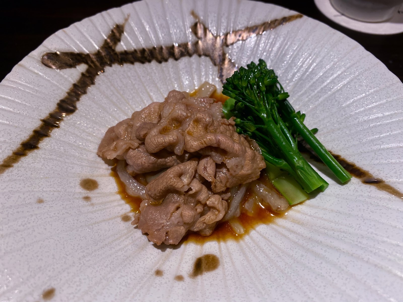 和蒔炭火割烹 伊比利豬壽喜燒/茄子素麵/青花筍