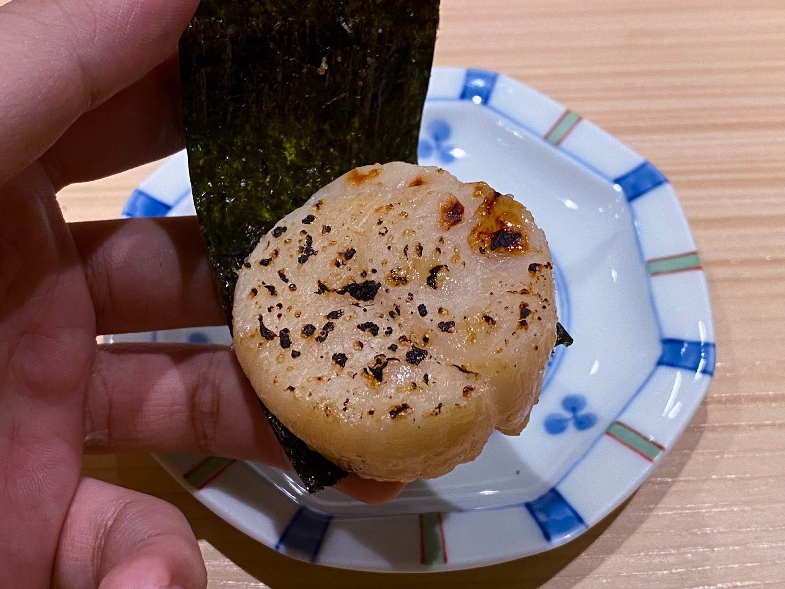 樂魚料亭 烤干貝/海苔