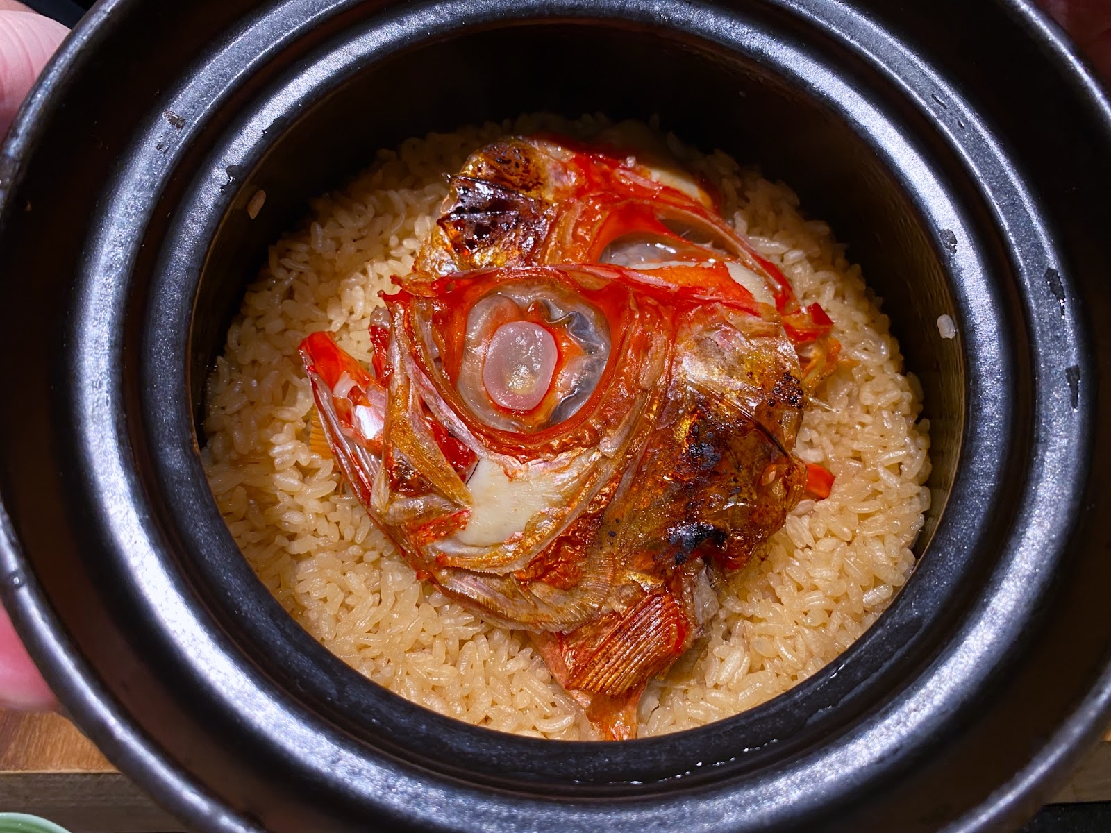 樂魚料亭 金目鯛釜飯