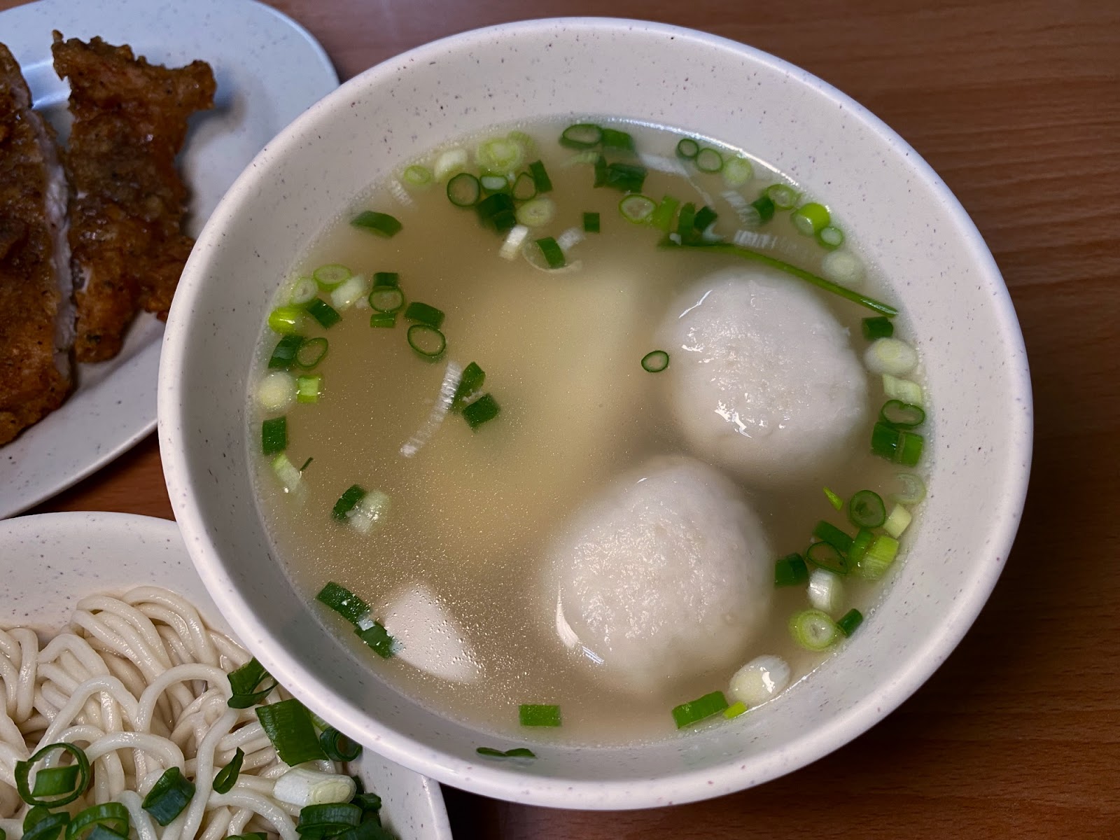 南門福州傻瓜乾麵 魚丸蛋包湯