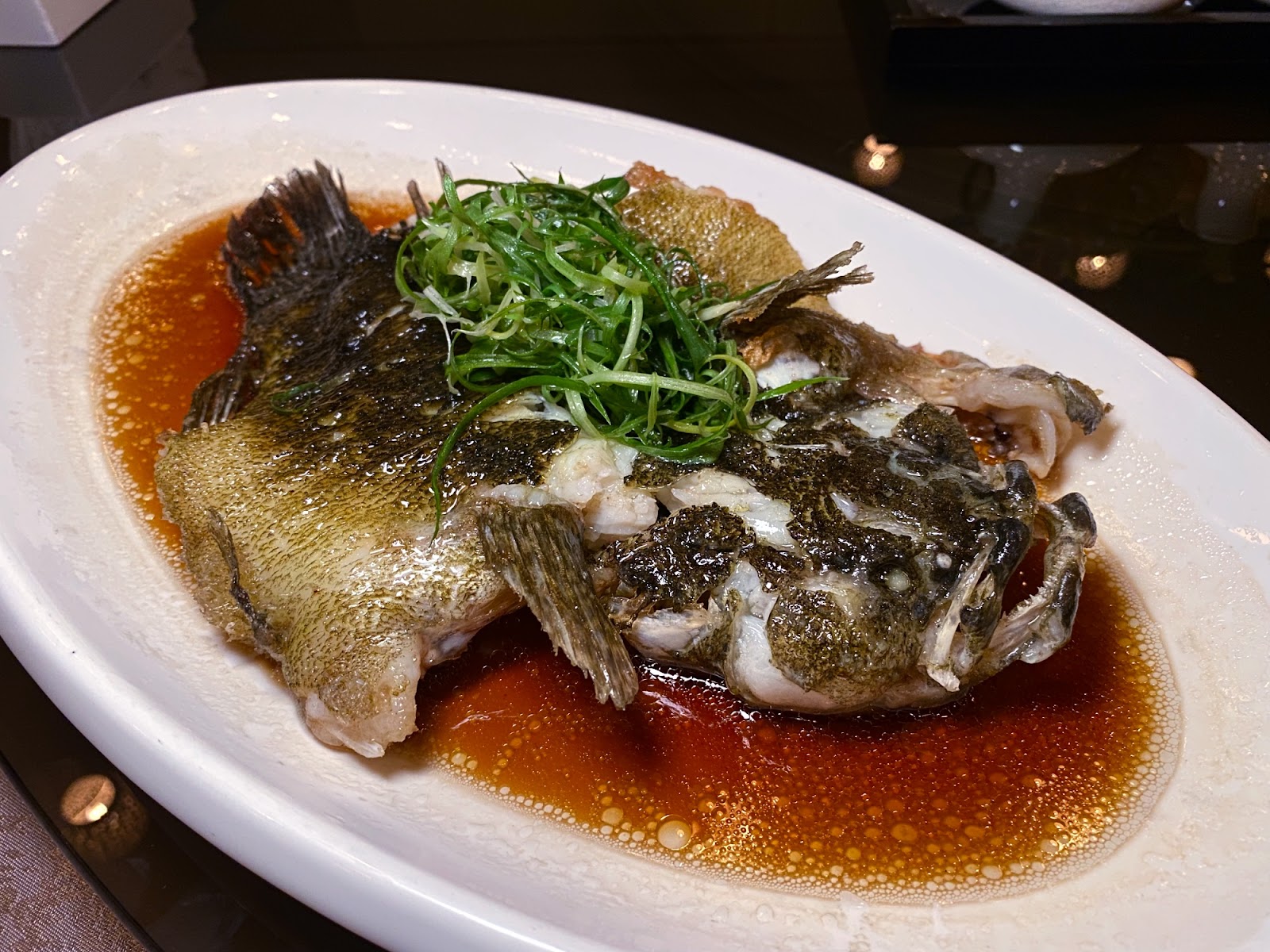 晶華軒 油淋筍殼魚