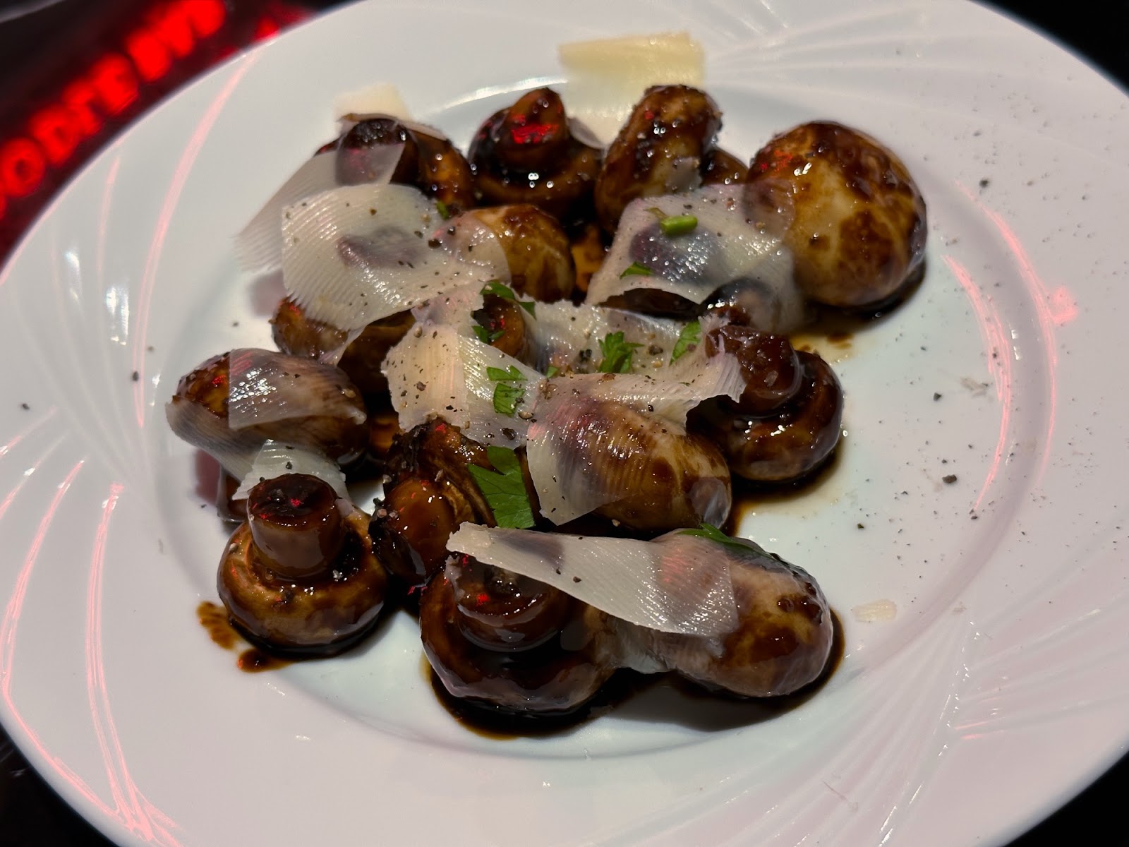 安東牛肉麵吧 巴薩米克醋蘑菇