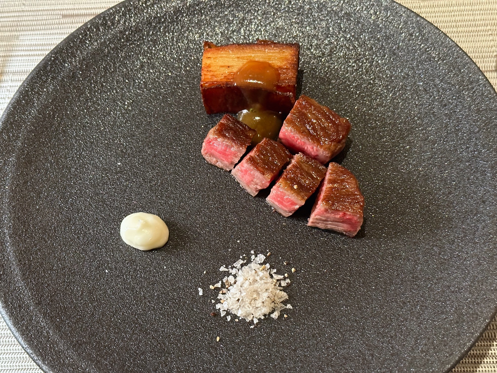 Will's Teppanyaki A5和牛肋眼/馬鈴薯千層
